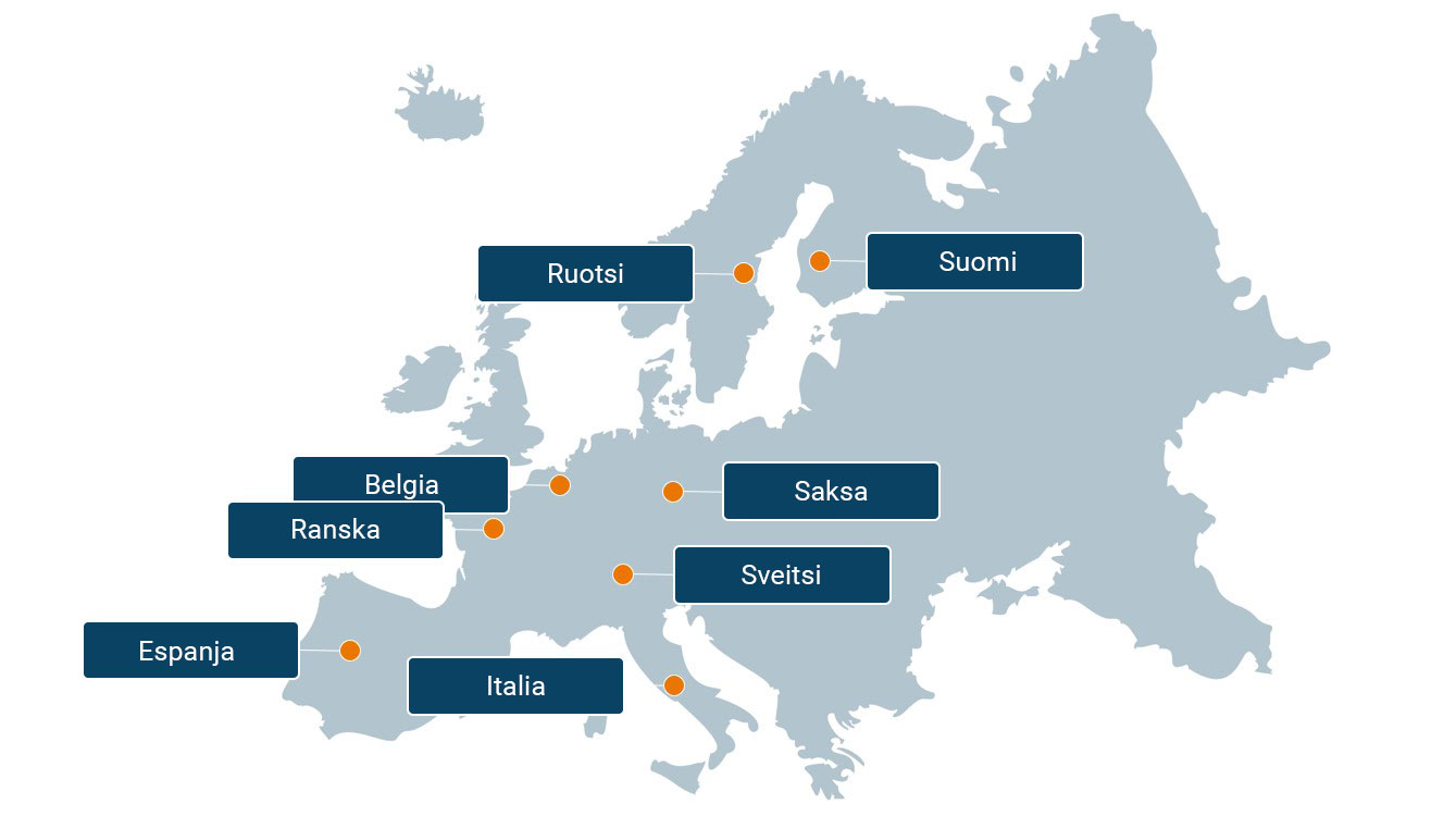 Läsnäolo Euroopassa